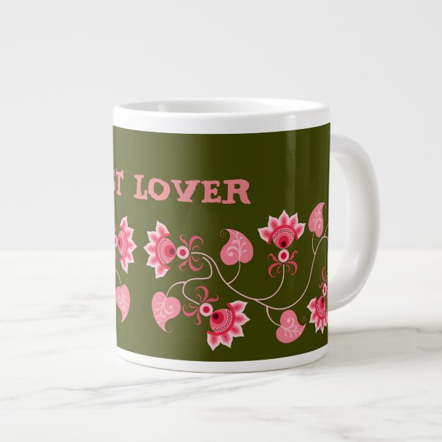 VALENTINE'S DAY GIFT FOR GIRLFRIEND, WIFE, HUSBAND LARGE COFFEE MUG (Front Right)