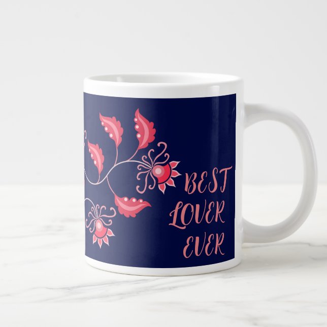 VALENTINE'S DAY GIFT FOR GIRLFRIEND, WIFE, HUSBAND LARGE COFFEE MUG (Right)
