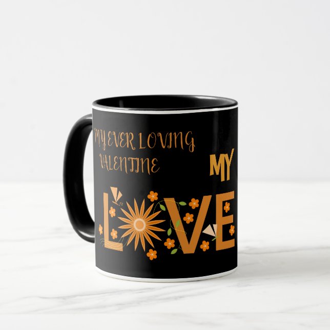 VALENTINE'S DAY GIFT FOR GIRLFRIEND, WIFE, HUSBAND MUG (Front Left)