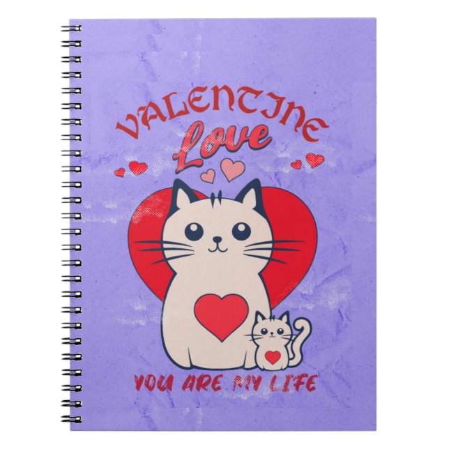 VALENTINE'S DAY GIFT FOR GIRLFRIEND, WIFE, HUSBAND NOTEBOOK (Front)