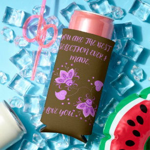 VALENTINE'S DAY GIFT FOR GIRLFRIEND, WIFE, HUSBAND SELTZER CAN COOLER
