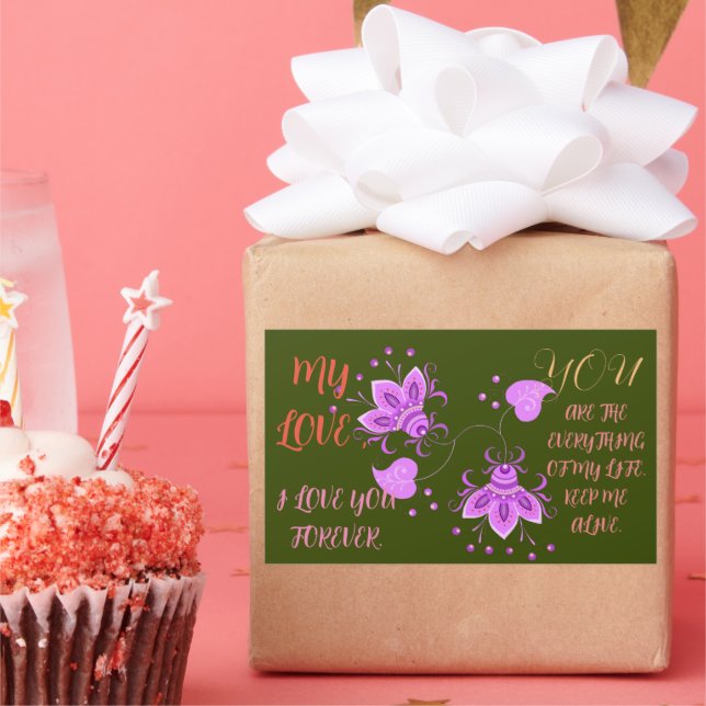 VALENTINE'S DAY GIFT FOR GIRLFRIEND, WIFE, HUSBAND STICKER (Party)