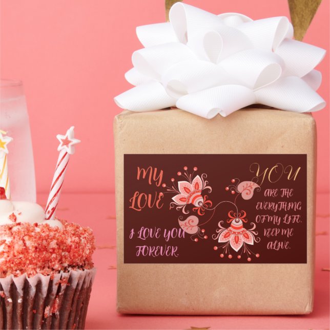 VALENTINE'S DAY GIFT FOR GIRLFRIEND, WIFE, HUSBAND STICKER (Party)