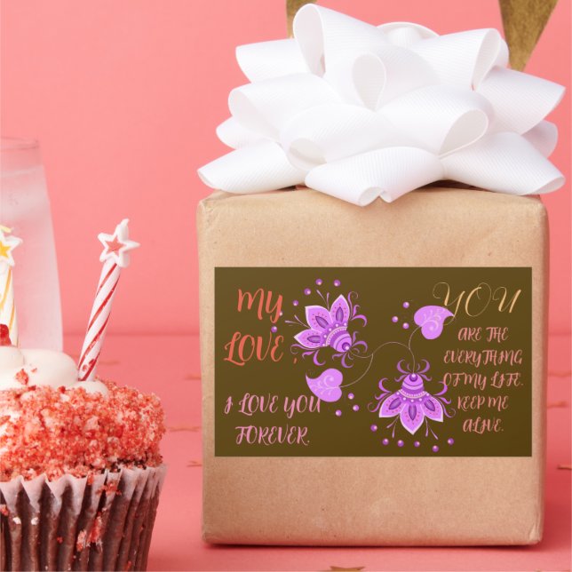 VALENTINE'S DAY GIFT FOR GIRLFRIEND, WIFE, HUSBAND STICKER (Party)