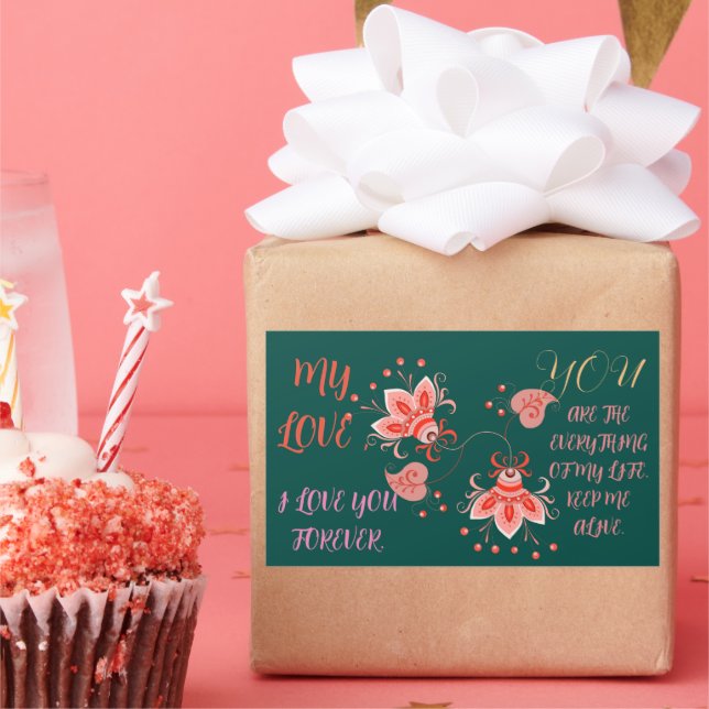 VALENTINE'S DAY GIFT FOR GIRLFRIEND, WIFE, HUSBAND STICKER (Party)