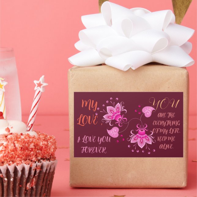 VALENTINE'S DAY GIFT FOR GIRLFRIEND, WIFE, HUSBAND STICKER (Party)