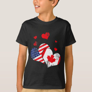 Valentine's Day Gift Maple Leaf Canada  T-Shirt