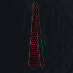 Valentine's Day Gift Red Polka Dots Black Custom Tie<br><div class="desc">Designed with cute red polka dots patterns in solid black background. You may change to any background colour as you wish. Makes a great gift or party favour for any event!</div>