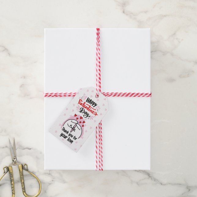 Valentine's Day Gift Tags  (With Twine)