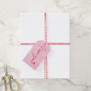 Valentine's Day, gift tags, love, romantic, heart  Tags