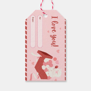 Valentine's Day, gift tags, love, romantic, heart  Tags