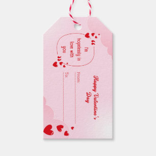Valentine's Day, gift tags, love, romantic, heart Tags