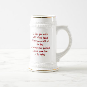 valentine's day gifts beer stein