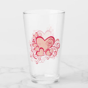 Valentine's Day Glass Tumbler