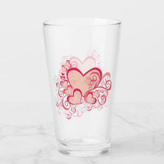 Valentine's Day Glass Tumbler
