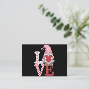 Valentines Day Gnome Love Couple Gifts for Her  Card
