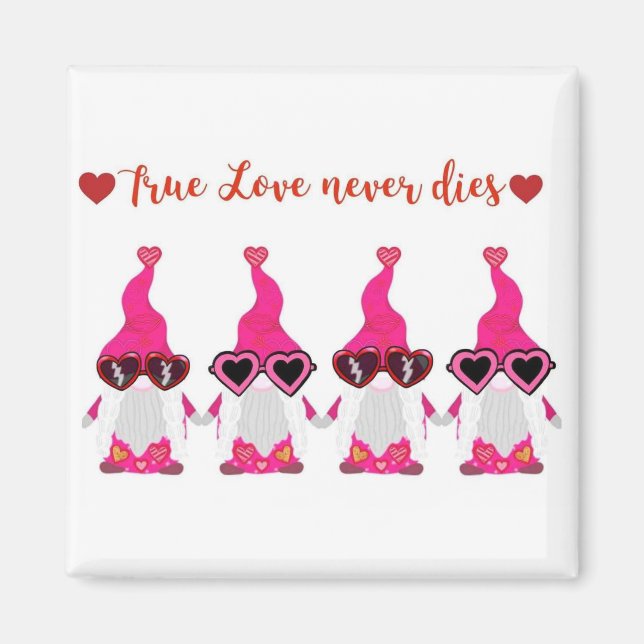 Valentine's Day gnomes Magnet (Front)