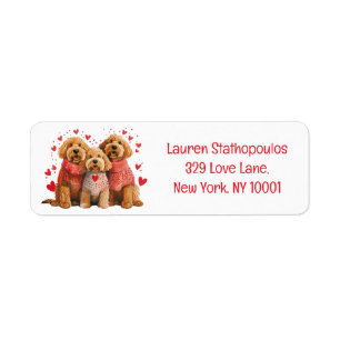 Valentines Day Goldendoodle Dogs