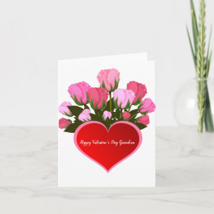 Valentine's Day Grandma Roses Card