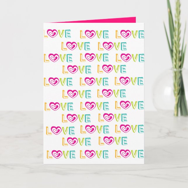 Valentine's Day Greeting Card Love (Front)
