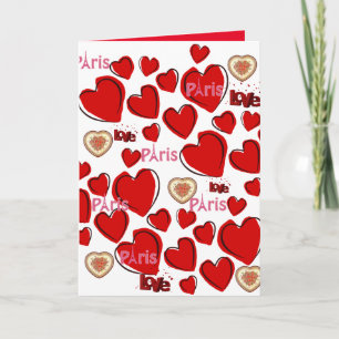 Valentine's Day Greeting Card Paris France