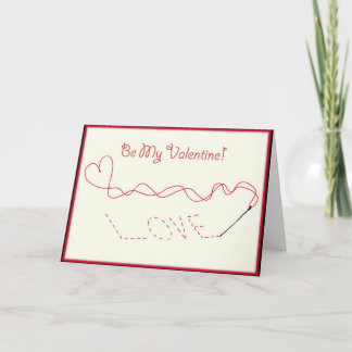 Valentine's Day Greetings Holiday Card