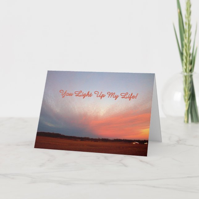 Valentine's Day Greetings Holiday Card (Front)