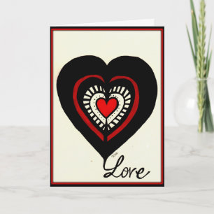 Valentine's Day Greetings Holiday Card