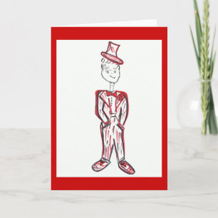 Valentine's Day Groom Holiday Card