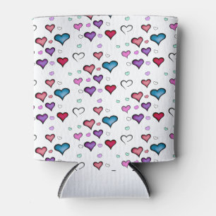 Valentine's Day heart Can Cooler