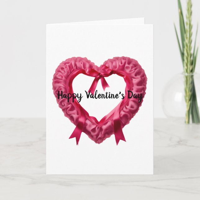 Valentine's Day Heart Card (Front)