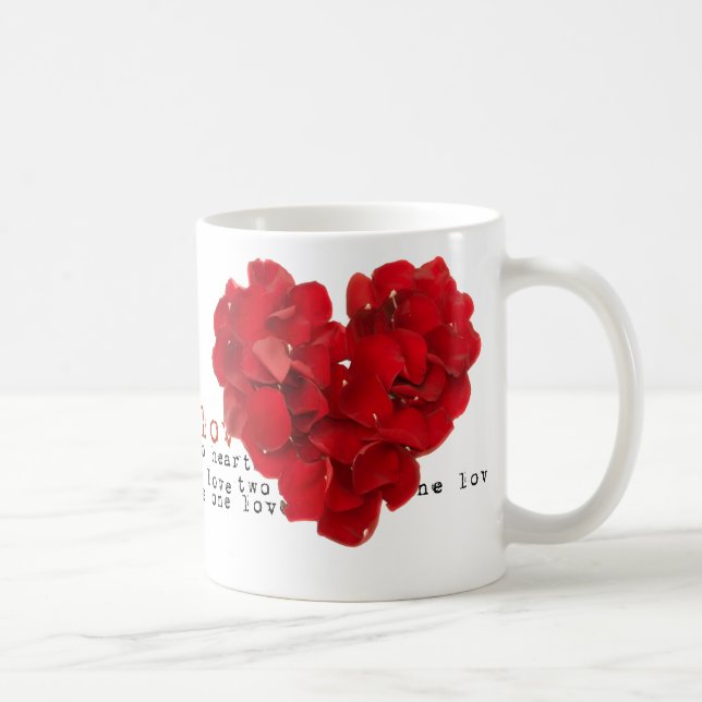 Valentines Day Heart Coffee Mug (Right)