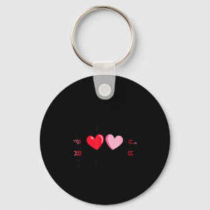 Valentines Day Heart Family Gamer Gaming New Paren Keychain