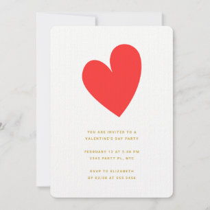Valentine's Day Heart Invitation