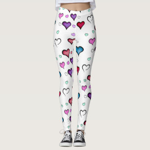 Valentine's Day heart  Leggings