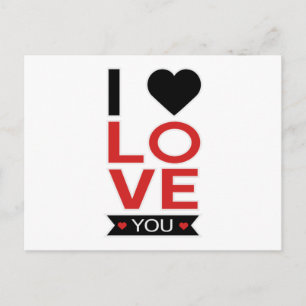 Valentine's Day Heart Love Couples Cute Gift Idea Postcard