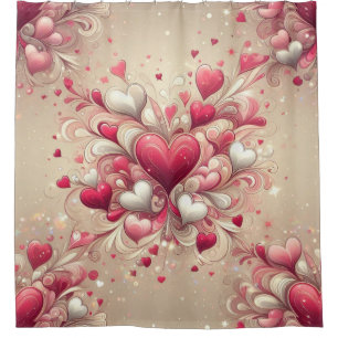 valentine's day heart patterned