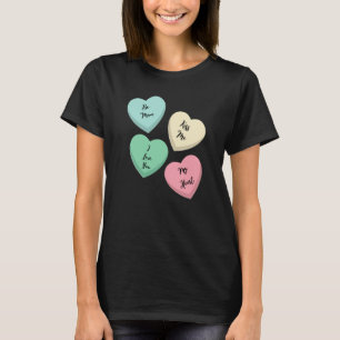 Valentine's Day Heart Sayings T-Shirt