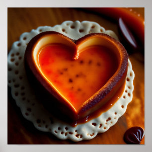 Valentines Day Heart Shining Bright Personalized P Poster