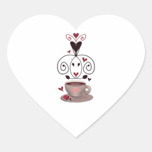 Valentine's Day Heart Sticker
