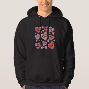 Valentines Day Hearts Candy For Men Women Hoodie