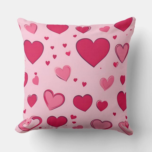 Valentines Day Hearts Coussin 01 (Recto)