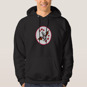 Valentine's Day hearts dragon  12 Hoodie