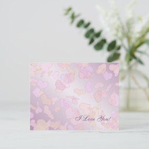Valentine's Day. Hearts. Holiday Postcard