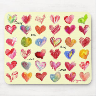 Valentines Day Hearts Mouspad Mouse Pad