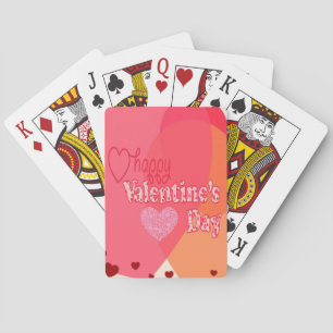 Valentines Day Hearts Playing Cards