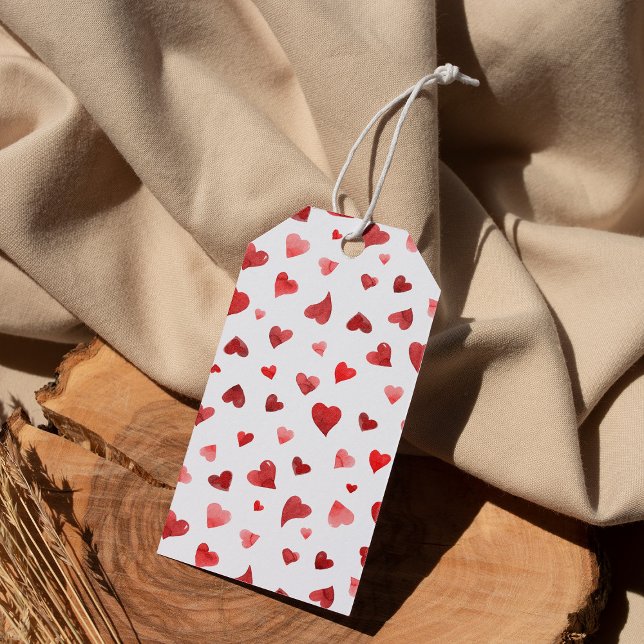 Valentine's day hearts - red gift tags (Creator Uploaded)