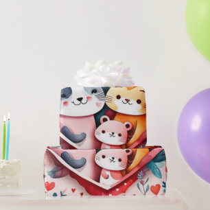 Valentine's day hearts Wrapping Paper