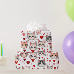 Valentine's day hearts Wrapping Paper