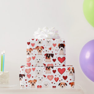 Valentine's day hearts Wrapping Paper